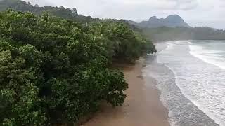 Drone shot of Arkadia area, Palawan.