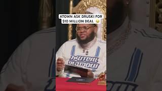 DRUSKI SIGNS ARTIST FOR $10 MILLION DOLLARS  #druski #atown #shorts