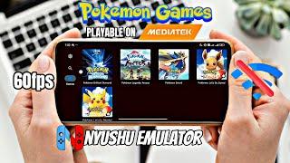 Pokémon Games with Nyushu Emulator on Android MediaTek Devices
