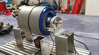 Balancing a rotor with an oscilloscope