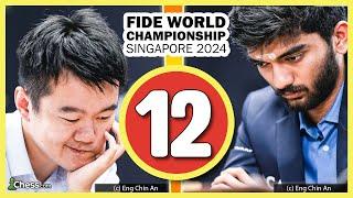 Schach-WM 2024 Partie 12 | Ding Liren vs. Gukesh D.