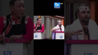 कार्यक्रममै भयो टेवल ठोकाठोक |  Pushkar Khatiwoda & Ang Kaji Sherpa || TV Today HD || HB Tamrakar