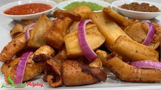 Ghana’s Favorite Street Food - Cutting & Cooking GIANT CUTTLEFISH Prepared The Ghanaian Way Octopus