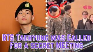 BTS News! Taehyung Was Called by the Commander for a Secret Meeting, Why?