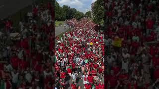  Portugal’s Fans On the Move! ‍️ #EURO2024 #TURPOR