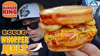 Burger King® Rodeo Whopper Melt Review! 🫠 | BK Whopper Melts Are BACK! | theendorsement