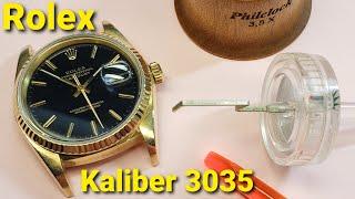 Werkstattvideo - Eine Rolex mit Kaliber 3035 in Revision