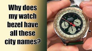 What's up with these city names on my watch? | World Time Bezel Function | How To Read World Timer