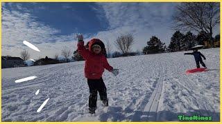 Outdoor winter fun || How to have FUN during WINTER || TinoNinos