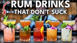 Easy Rum Cocktails That DON'T Suck!