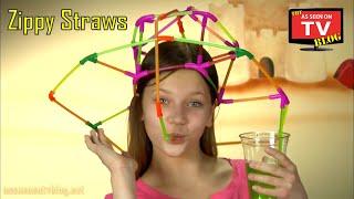 Zippy Straws As Seen On TV Commercial Buy Zippy Straws As Seen On TV Drinking Straw Building Toy