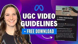 Do's And Don'ts ─  UGC Video Guidelines For Meta Ads (+ FREE Download)