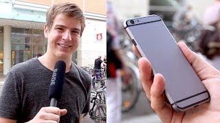 Reaktionen zum iPhone 6 Dummy! (Straßenumfrage) - felixba