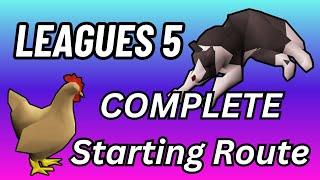 Leagues 5 - Complete Starting Route (First 1000 Points)