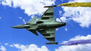 Swedish Armed Forces Airshow | Combat Practice | SAAB Gripen