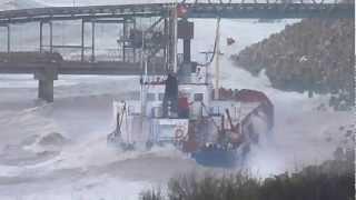 Ship Grounded off Colwyn Bay, North Wales