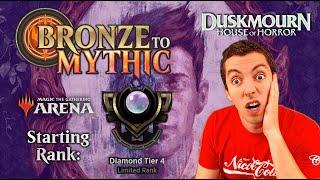  Bronze To Mythic: Episode 19 - Starting Rank: Diamond 4 - MTG Arena:  Duskmourn: House Of Horror