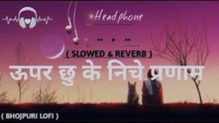 Upar Chhu Ke Niche Pranam Kar Hai (Slowed&Reverb) || Aashish Yadav Ke Gaana | New Bhojpuri Lofi Song