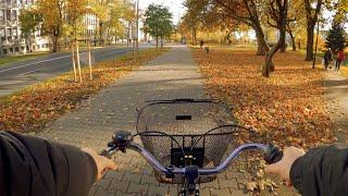 Fahrradtour durch die Hannover's Partnerstadt Posen (Poznań) in Polen (4x beschleunigt)