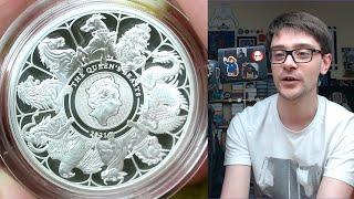 Queens Beast Completer 2021 £5 Coin!!! Silver and BUNC!!!