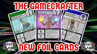 Homemade TCG New Foil Cards - The Game Crafter My Thoughts! - Mystic Islands TCG [HTCG]