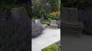Красивая зоны отдыха в саду #ландшафтныйдизайн