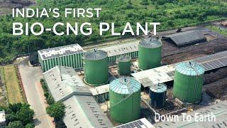 This is India's first Bio-CNG plant that fuels Indore's buses