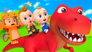 Meet T-Rex and Other Dinosaur Friends | Dinosaur Songs | Super Sumo Nursery Rhymes & Kids Songs