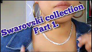 SWAROVSKI COLLECTION * TENNIS BRACELETS & TENNIS NECKLACE ...LOOK FOR HOW LONG I GOT THE SET