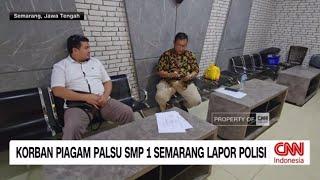 Korban Piagam Palsu SMP 1 Semarang Lapor Polisi