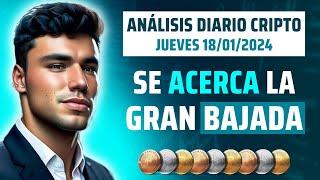 La GRAN CAÍDA de Bitcoin Se ACERCA | Análisis Diario Cripto Jueves 18 de Enero