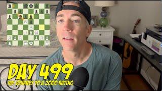 Day 499: Playing chess every day until I reach a 2000 rating