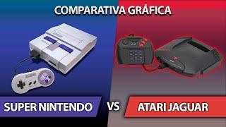 Super Nintendo vs Atari Jaguar | Comparativa Gráfica | No Commentary