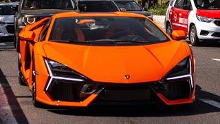 MUITO LINDA!!! NOVA LAMBORGHINI REVUELTO NA COR ARANCIO APODIS RODANDO EM SÃO PAULO!