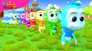 Five Little Monkeys | Kids Songs | BluLoo Nursery Rhymes & Kids Songs