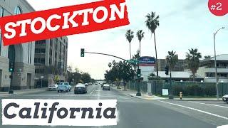 STOCKTON California, [ EPS #3], Driving Touring Videos, USA, Dash Cam