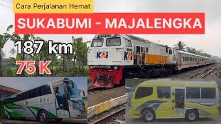 Perjalanan Hemat 3 Tahapan Sukabumi ke Majalengka Kereta Api Siliwangi, Bis Karunia Bakti, dan Elf