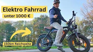 E Bike unter 1000 Euro das E- Fahrrad Hitway E Bike BK29 S ein Fatbike /Bonanza Bike zum crusen