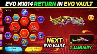 Evo M1014 Return In Next Evo Vault | Free Fire Next Evo Vault Kab Aayega | Koun Si Evo skin aayegi