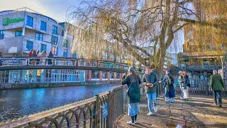 London Walk of Regent’s Canal from King’s Cross to Paddington | England, UK | 4K HDR