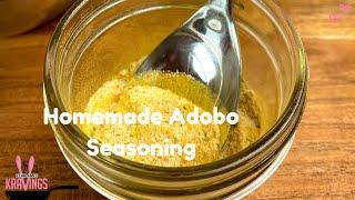 HOMEMADE ADOBO ALL PURPOSE SEASONING|No Preservatives or fillers.