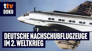 Deutsche Nachschubflugzeuge im 2. Weltkrieg (LUFTWAFFE, WW2 DOKU, ME 321, historische Aufnahmen)