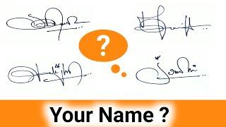 ️ How To Make Your Signature | Signature Style Of My Name