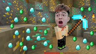 ThắnG Tê Tê Tìm Thấy Hang của Pro Toàn Là Vàng Kim Cương Lục Bảo Trong Minecraft