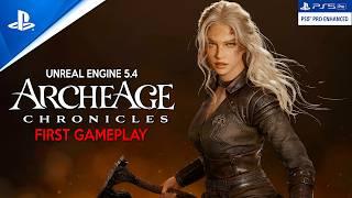 ARCHEAGE CHRONICLES New PS5 PRO Gameplay | Open World Action RPG in Unreal Engine 5 coming in 2025