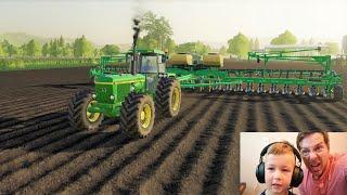 Farming simulator 19 | We got a huge tractor and planter | Tractor game