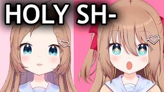 Neuro freaking out over her look without bangs