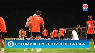 COLOMBIA, EN ELTOP10 DE LA FIFA