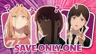 Save Only One Character!  | Anime Girls Edition 