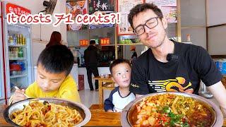  Guilin's Local Favorite Noodles 0.71$ for a Super Size Bowl!! Delicious Rice Noodles in China